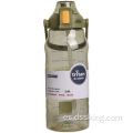 Botella de agua de fitness con gran capacidad Tritan BPA Filtro libre de agua Botella de agua